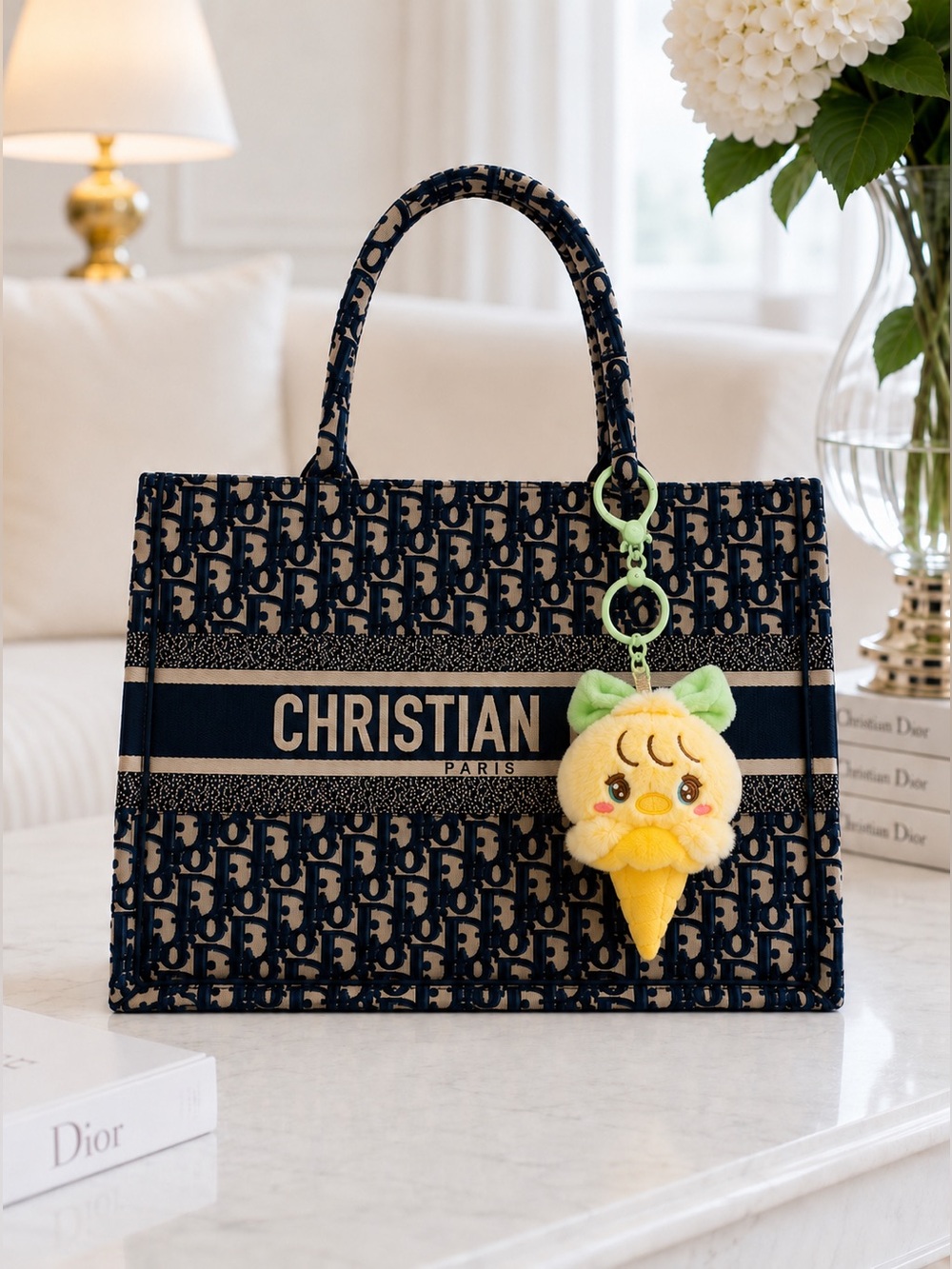 Mikko Illustrations “Puff” Ice Cream Keychain/Bag Charm